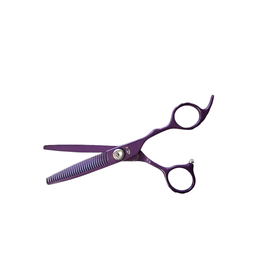 Plum Purple Hair Shears Japanese 440C Steel