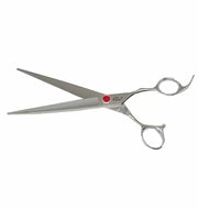 Bonika Big Red Offset SIlver Haircutting Shears