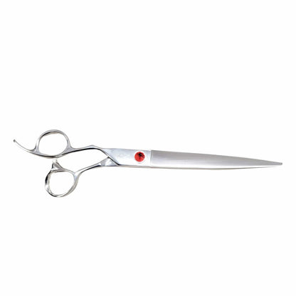 Bonika Big Red Offset SIlver Haircutting Shears
