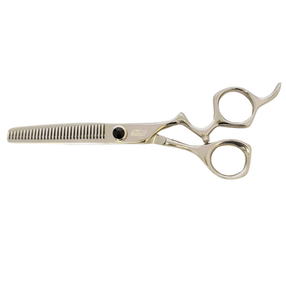 Bonika Gazelle texturizing thinner shears with 440C steel blades for professional hair thinning