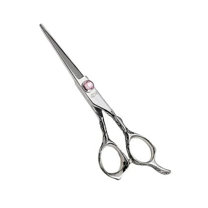 Rose Ergonomic Hair Shears Offset Handle Japanese 440C Steel