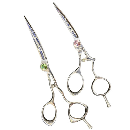 Firefly Ergonomic Offset Hair Shears Japanese 440C Steel