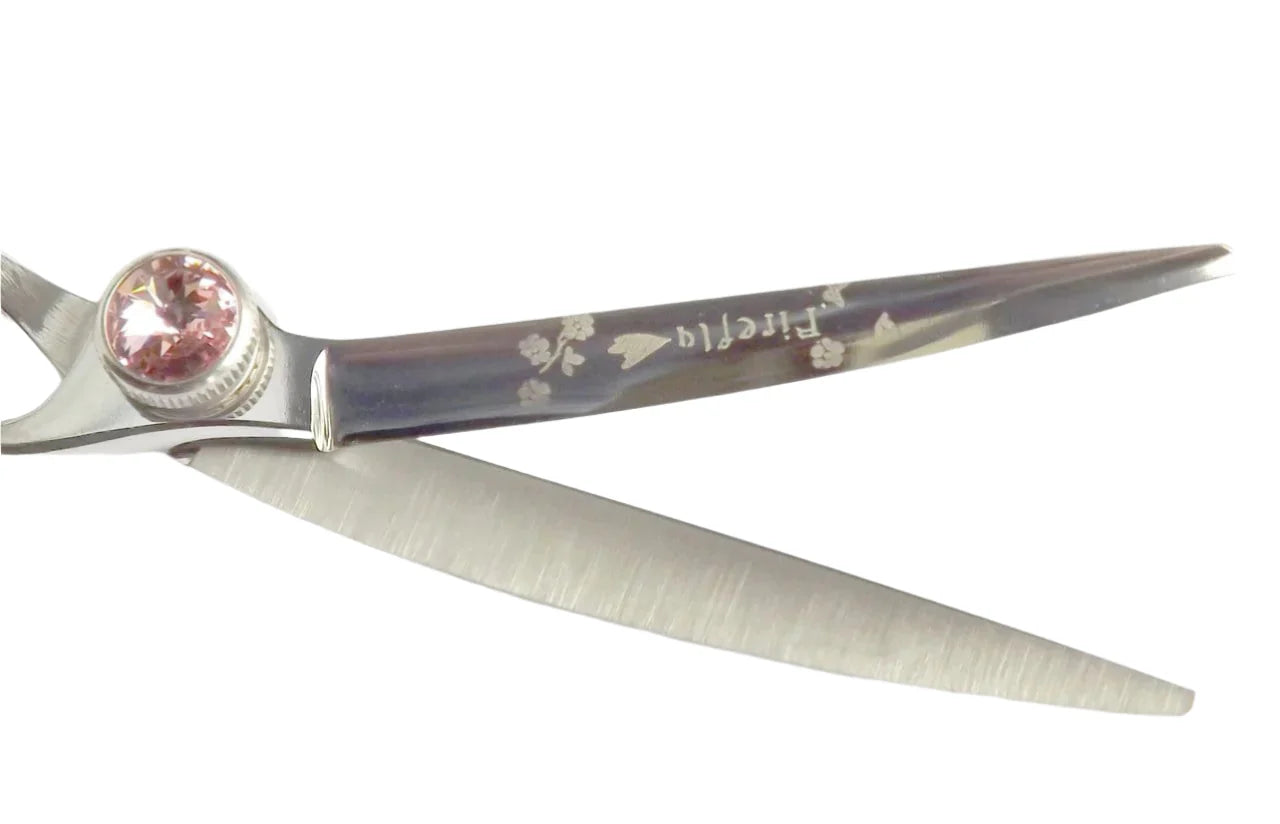 Firefly Ergonomic Offset Hair Shears Japanese 440C Steel