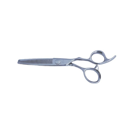 Bonika Innovation bent handle thinner with Japanese 440C steel blades and ergonomic design