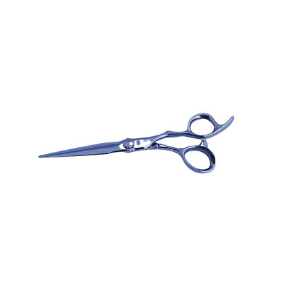 Bonika Innovation 6.25-inch bent handle thinning shears with 440C steel for seamless blending