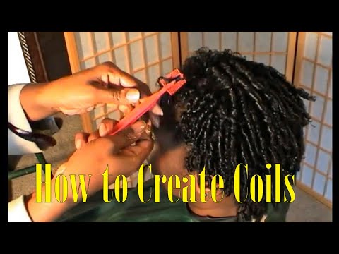 Bonika coil comb video showing to create coils in ethnic (curly) hair. 