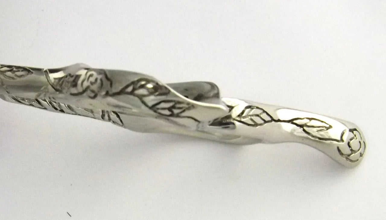 Rose Ergonomic Hair Shears Offset Handle Japanese 440C Steel