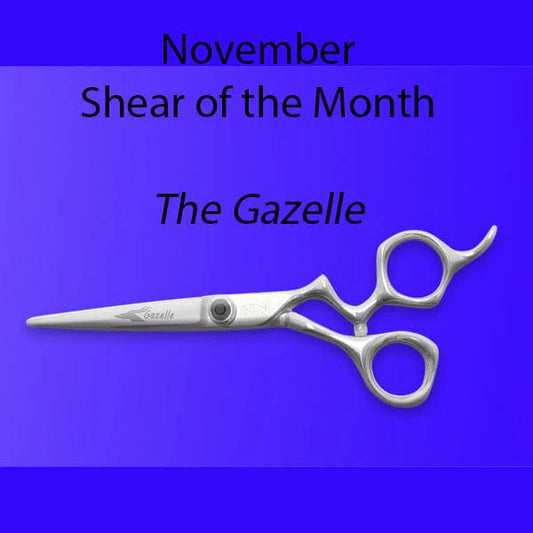 November SOTM - Bonika Gazelle 5.75 Inch/6.25 Inch Hairstyling Silver Shear
